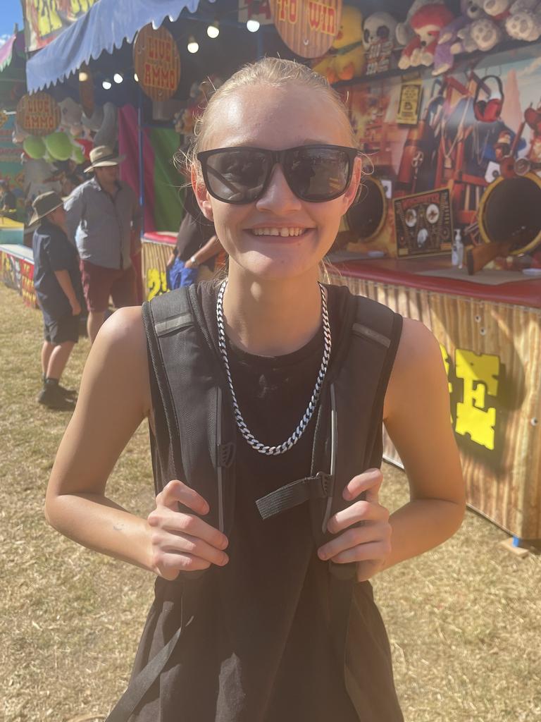 Tylan Bevear enjoyed the 2023 Bundaberg Show.