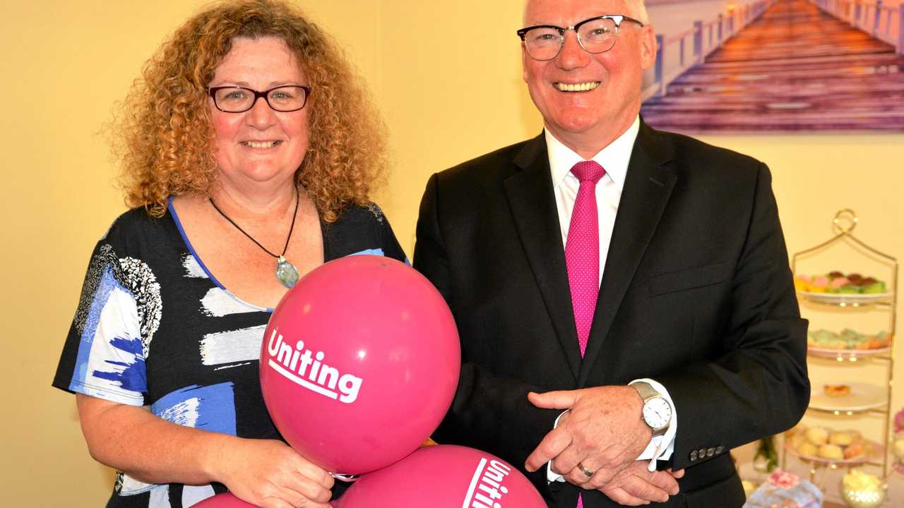 Uniting Kingscliff Service Manager Jenny Beisler and Uniting Executive Director Peter Worland. Picture: Daniel McKenzie