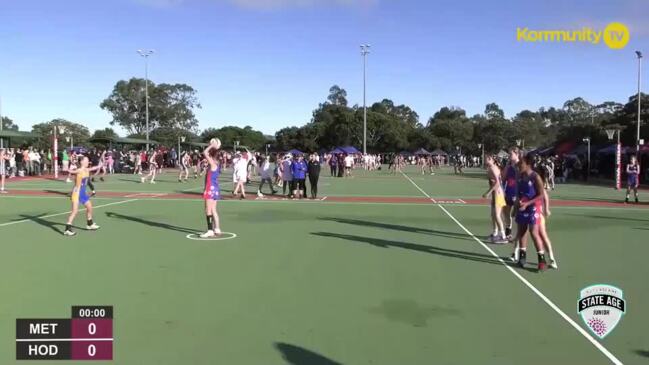 Replay: Netball Queensland State Age Titles - Metro v Northern Gold Coast (U13)