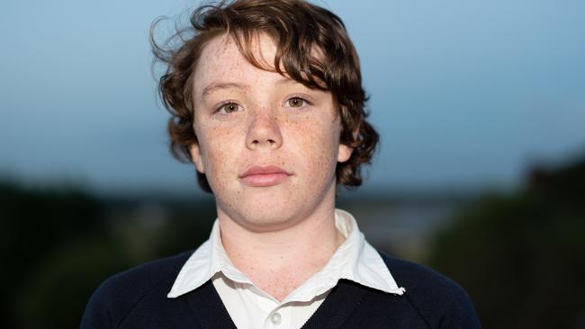 Jayden Bieman said he was locked in a storeroom at the back of his class every day for a week. Picture: Monique Harmer