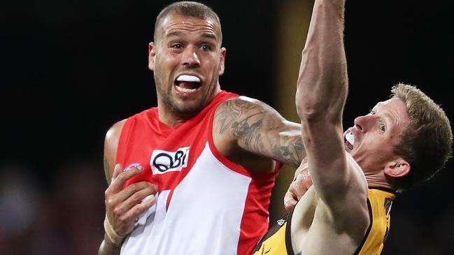 Buddy has a date with the Hawks on Anzac Day. Picture: AFL Photos/Getty Images