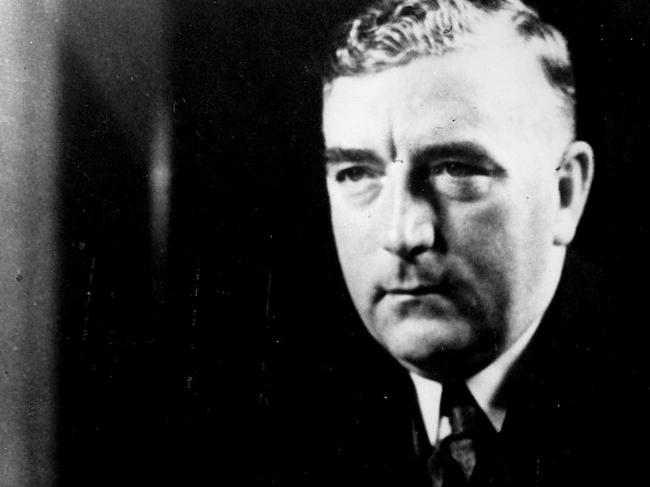 PIRATE: SEPTEMBER 3, 1939 : Prime minister Robert Menzies declares war on Germany during 03/09/39 radio broadcast after Britain had declared war on Germany. Pic courtesy of Australian War Memorial. Australia's First Century Historical P/