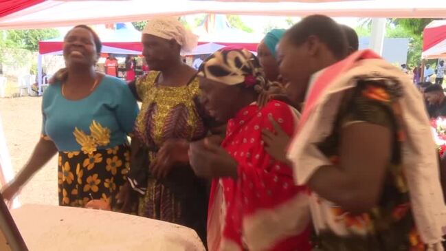 Emotional funeral for family of Kenya cult victims