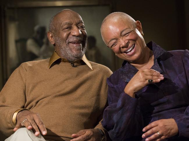 Bill Cosby, left, and his wife, Camille, in 2014. Picture: AP