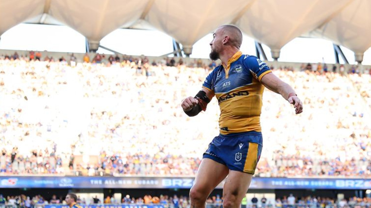 Clint Gutherson had the chance to win the game after the siren but he missed his penalty goal. Picture: NRL Photos