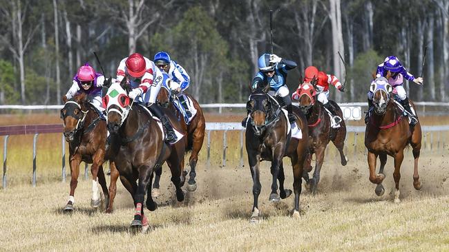 Race 3 at Calliope was won by Hard Stride ridden by Sophie Wilcock.