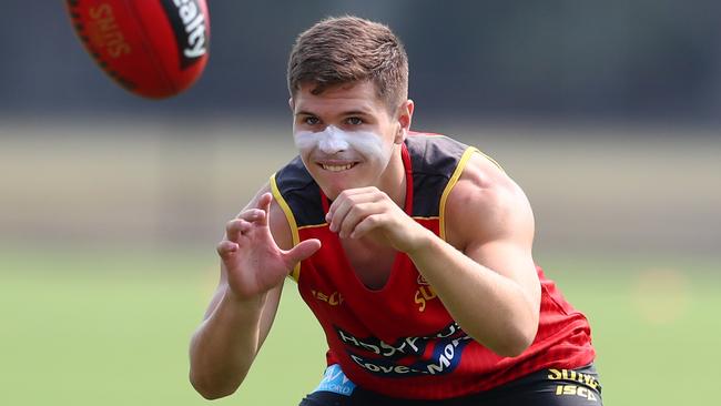 Connor Budarick impressed in Gold Coast’s first Marsh Series match. Picture: Chris Hyde/AFL Photos