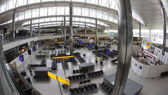 The departure lounge of Heathrow airport’s new Terminal 2. Picture: Getty