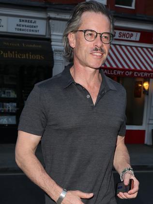 Neighbours’ star Guy Pearce at Kylie’s 50th. Picture: Neil Mockford/GC Images