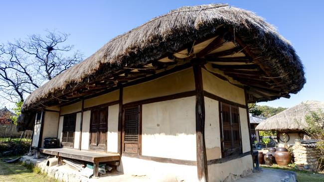 A traditional Korean house.