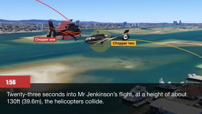 Gold Coast helicopter disaster animation