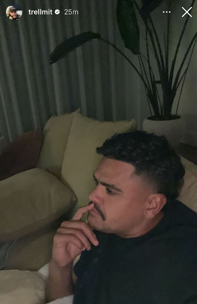 Latrell Mitchell posted this to Instagram after the NSW Blues' Game 1 loss. Picture: Instagram