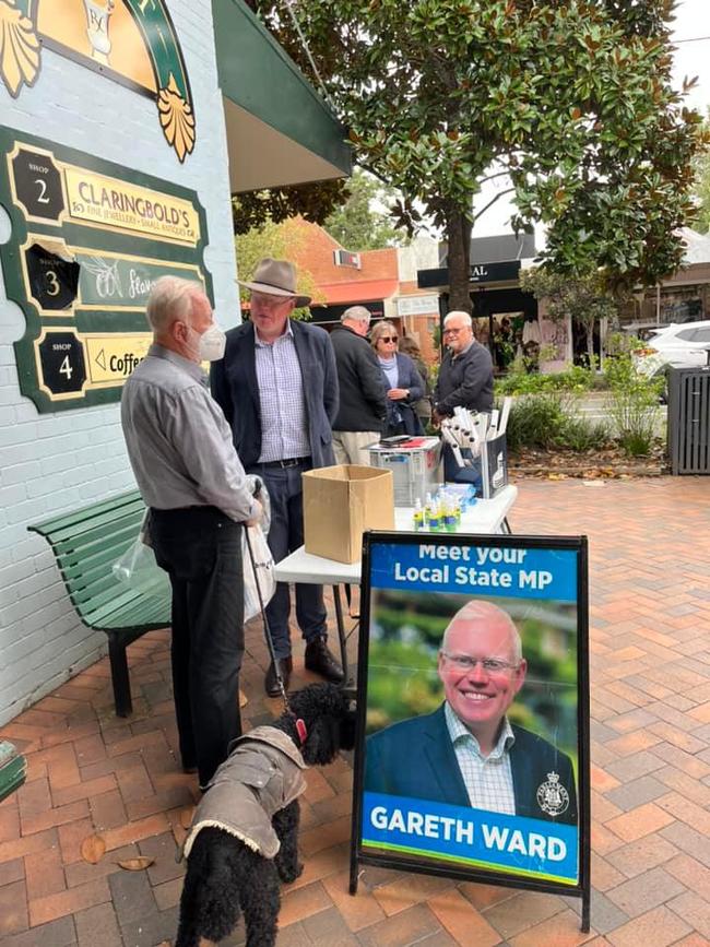 Gareth Ward in Gerringong last April.