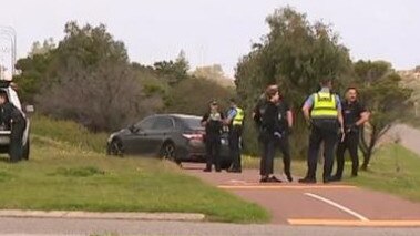 A man in his 20s has been rushed to hospital in a critical condition after he was found along West Coast Highway in City Beach with serious head and leg injuries. Picture: 7News