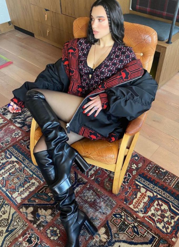 Thigh high boots hot sale with romper