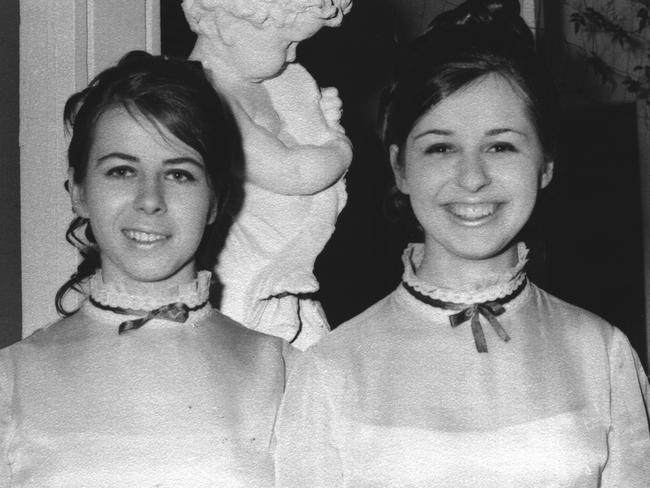 Rhyanwen McConnochie, 24, who grew up in Fairlight, has been missing since February 1, 1975, pictured with her younger sister Kathryn McConnochie who wants the disappearance referred to the Unsolved Homicide Unit. Picture: Supplied