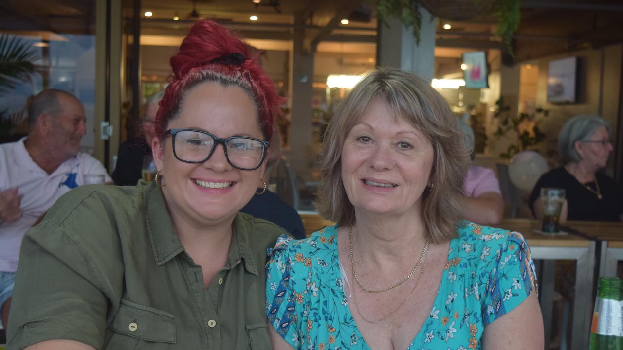 Tahlia Mills from Brisbane and Robyn Mills from Kuttabul celebrated New Year at the Whitsunday Sailing Club. Picture: Laura Thomas