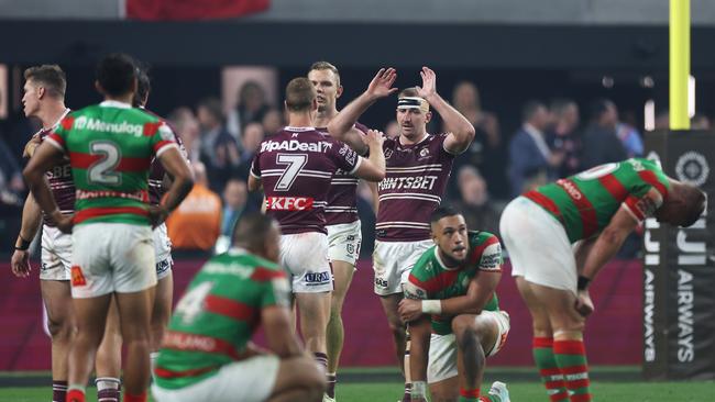 Manly gave up a home game to play in the inaugural Vegas clash and are likely to repeat that offer in 2025. Picture: Getty Images