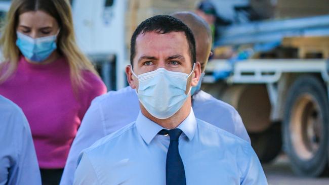 Zachary Rolfe at Darwin’s Supreme Court. Picture: Glenn Campbell