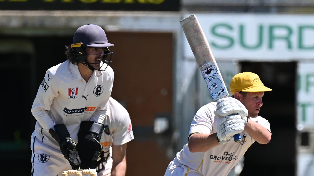 Jordan Moran made a half century for Grovedale. Picture: Wes Cusworth