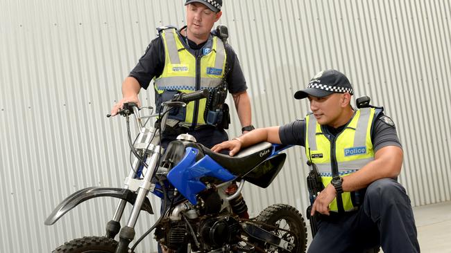 Victoria Police is receiving about 5000 calls annually about monkey bike menaces. File image: Kylie Else