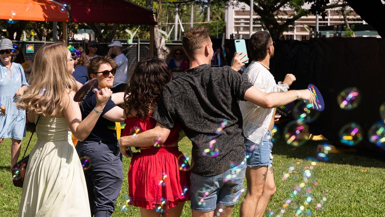 Thousands attended the 2023 Top End Pride March through Darwin City on Saturday, June 24. Picture: Pema Tamang Pakhrin