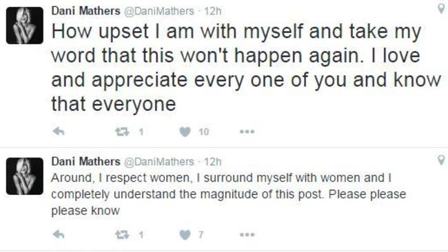 Dani Mather’s tweets.