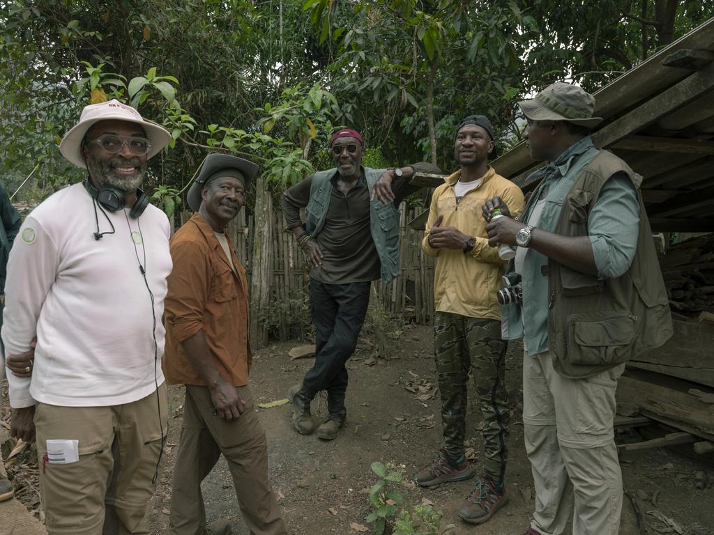 Director Spike Lee on the set of Da 5 Bloods. Picture: Netflix