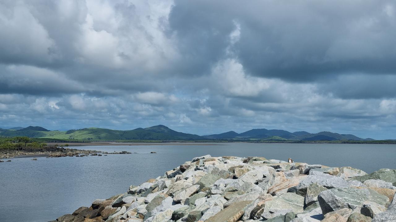 St Helens Bay on New Year’s Eve was too choppy for Squid to fish in, so he sought shelter in nearby Jane Creek. Photo: Contributed