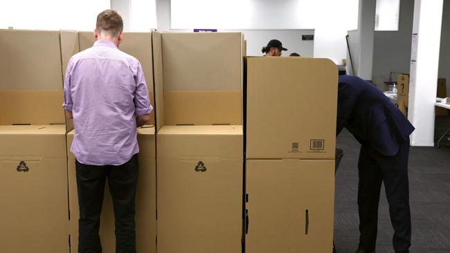 More than 1.2 million Australians have voted already. Picture: AFP