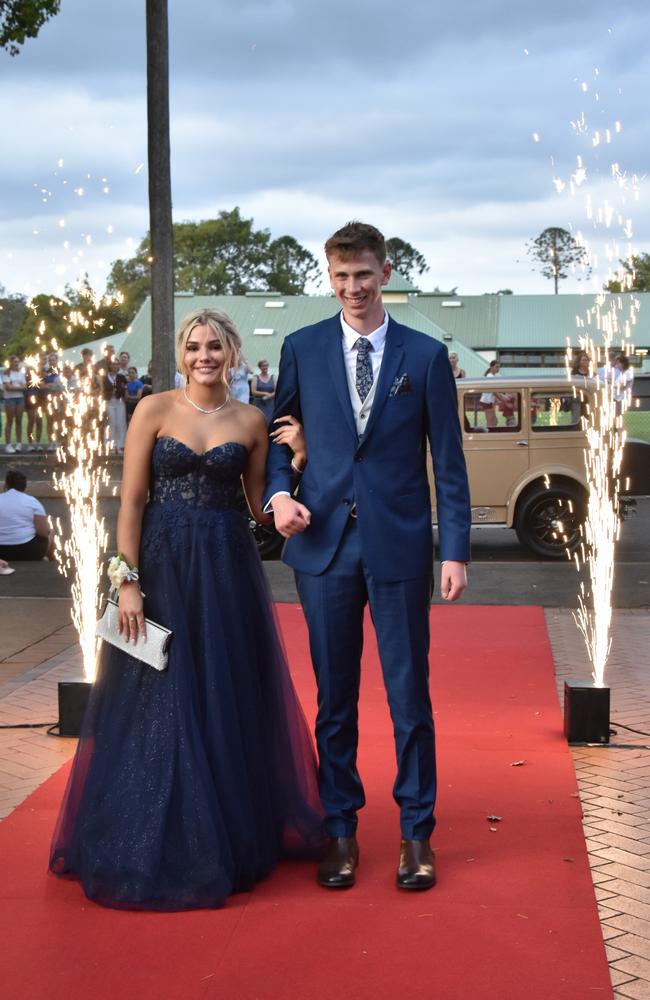 Maddie Hibbins and Ryan Barnsley at the Toowoomba Anglican School formal on November 17, 2023. Photo: Jarrard Potter.