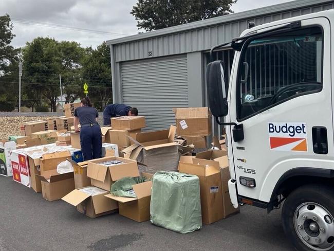 Police have seized almost $800,000 worth of illegal tobacco and $66,000 in cash in raids on 10 premises in the South-East of the state. Picture: Supplied.