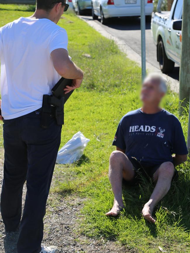 Three men were charged after the yacht was intercepted. Picture: NSW Police Media