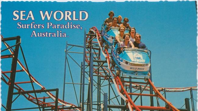 The Wild Wave roller coaster at Sea World was the park's first coaster. Picture: Centre for the Government of Queensland / Murray Views Collection