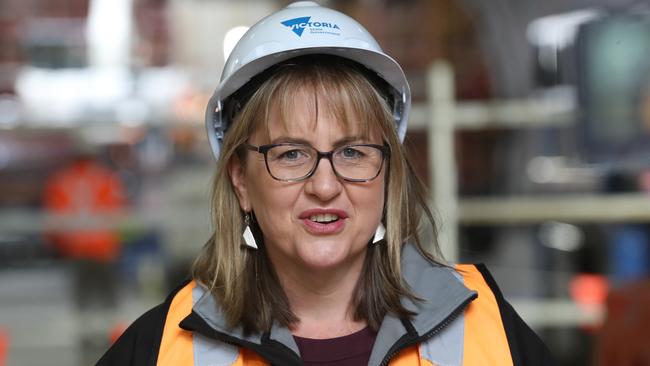 Transport Infrastructure Minister Jacinta Allan says the project will connect to the Metro Tunnel, and use the same HCMT trains. Picture: David Crosling