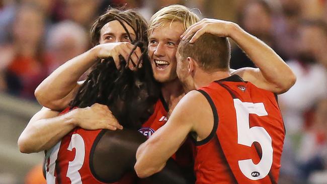 The Dons spread the love in their first win of the season. Picture: Getty Images