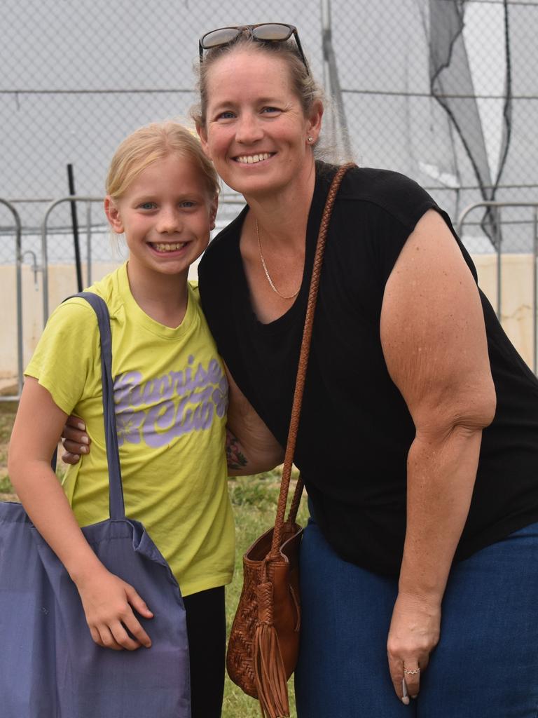 <p>Estelle and Leisa Pearce at the McCosker Rocky Speedway&rsquo;s Modified Sedans Cattle Cup at the Rockhampton Showgrounds on February 24, 2024.</p>