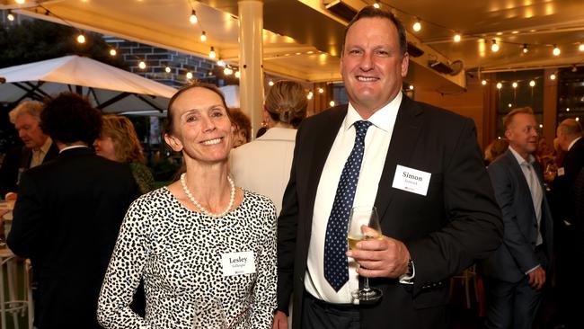 Leslie Gillespie OAM, IPA board member and founder of Bakers Delight with Simon Fenwick, IPA board member. Picture: Chris Pavlich