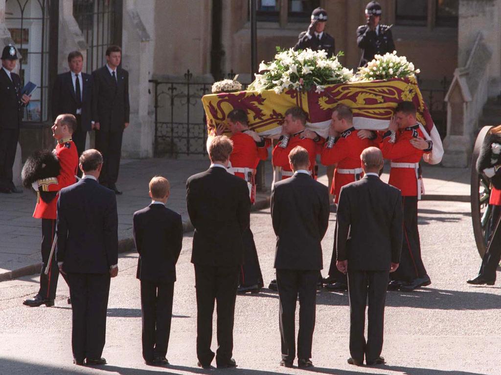 The royal men paid their respects to Diana. Picture: Anwar Hussein/WireImage