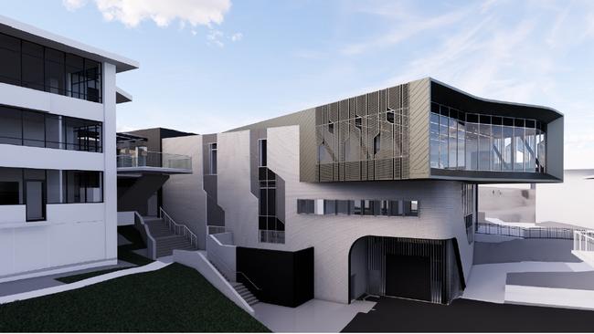 Artist impression of a proposed Innovation centre planned for Hillcrest Christian College on the Gold Coast. Picture: Supplied.