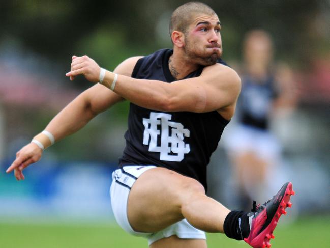 Anthony Mariani in an earlier appearance for East Burwood.  