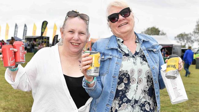 Lynne Mitchell and Karen Riley at Lighthouse Country Music Festival, Burnett Heads. Picture: Patrick Woods.