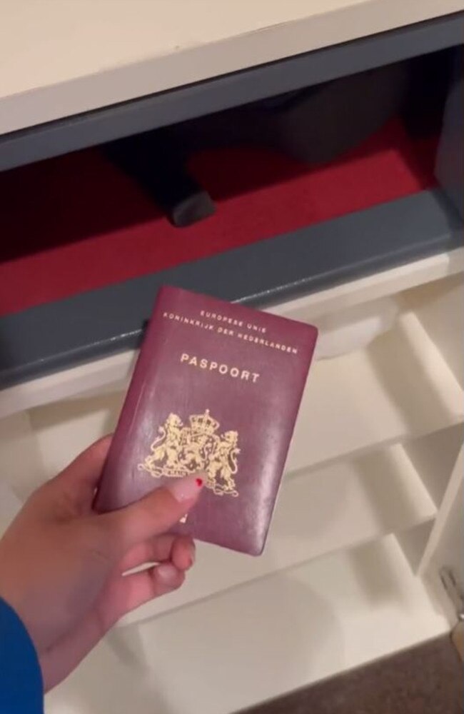 So you don’t leave valuables behind. Picture: TikTok/esthersturrus