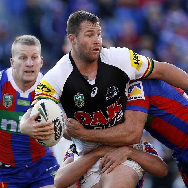 Trent Merrin played 72 games for the Panthers. AAP Image/Darren Pateman