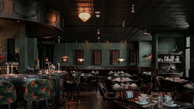 The moody interiors of Stanley restaurant in Brisbane.