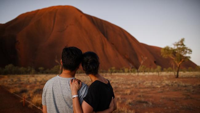 Uluru was once able to be climbed - but not anymore.