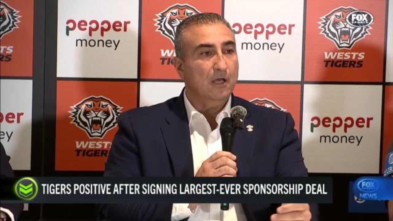 Tigers unveil new major sponsor signing