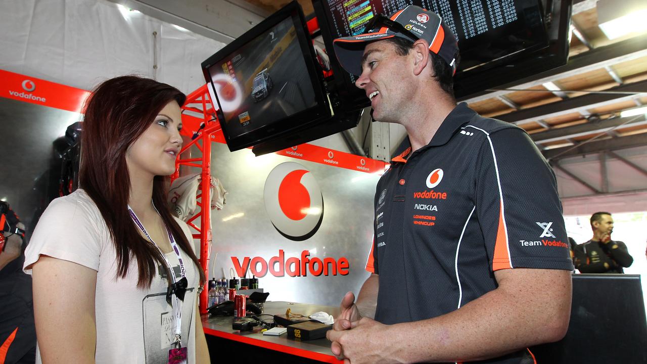 Meeting Craig Lowndes in 2013.