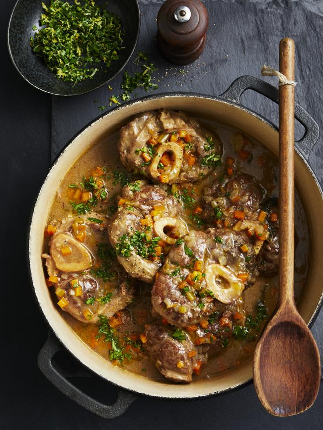 Dig in: David Herbert’s osso bucco. Picture: Guy Bailey