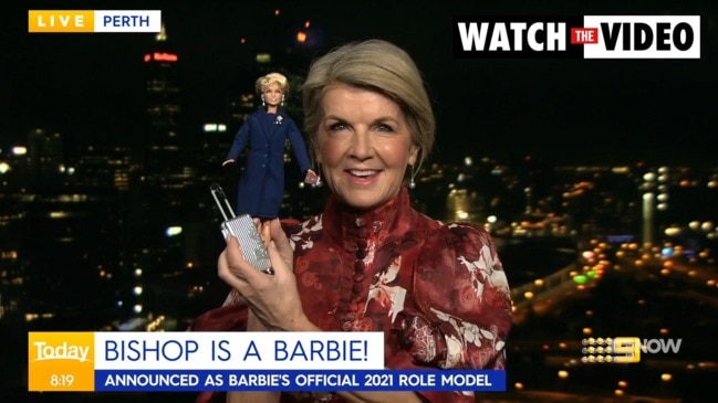 Julie Bishop honoured with her own Barbie doll (The Today Show)